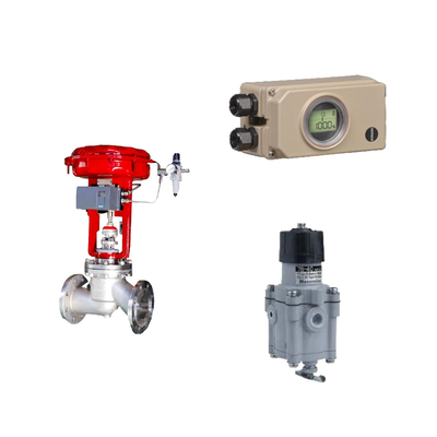 Pneumatic Control Valve Dengan Komunikasi Hard Samson Electropneumatic 3730-3 Positioner Dan Masoneilan 78-40 Filter