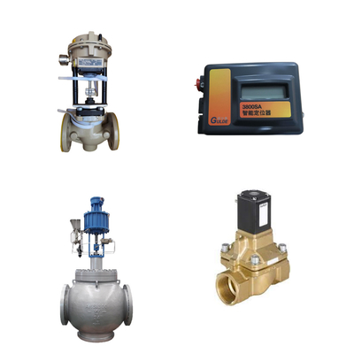 China Control Valve dengan Samson 3372 aktuator dengan FISHER 3800sa Valve Positioner Burkert 5404 Solenoid Valve
