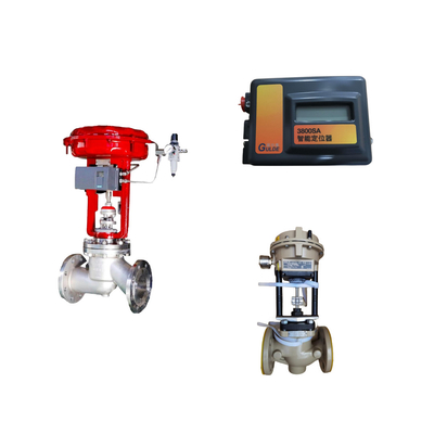 China Control Valve dengan Samson 3372 aktuator dengan FISHER 3800sa Valve Positioner Burkert 5404 Solenoid Valve