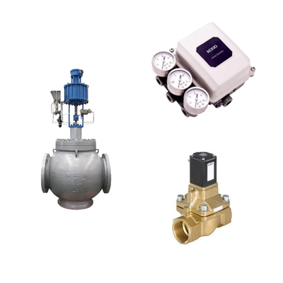 Katup kontrol china berkualitas tinggi dengan posisi digital KOSO PP800 dan Katup Solenoid Burkert Tipe 5404