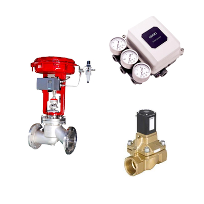 Katup kontrol china berkualitas tinggi dengan posisi digital KOSO PP800 dan Katup Solenoid Burkert Tipe 5404