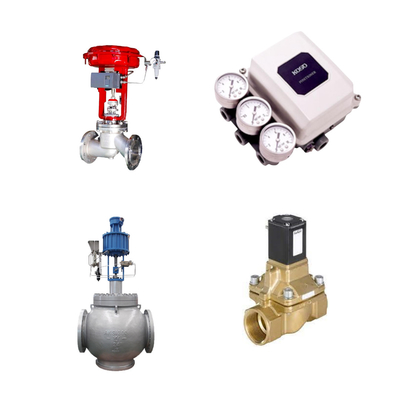 Katup kontrol china berkualitas tinggi dengan posisi digital KOSO PP800 dan Katup Solenoid Burkert Tipe 5404