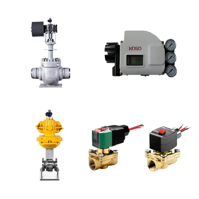 Klep kontrol pneumatik berkualitas tinggi dari Cina dengan posisi katup cerdas koso KGP5000 dan katup solenoid ASCO