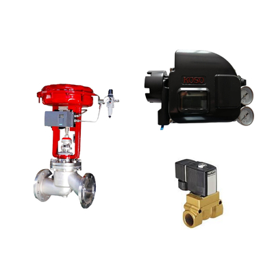 Klep kontrol pneumatik berkualitas tinggi dari Cina dengan posisi katup cerdas koso KGP5000 dan katup solenoid ASCO