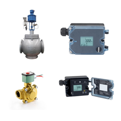 Katup Kontrol Pneumatik Dengan Samson 3725 Electropneumatic Positioner Dan ASCO Solenoid Valves