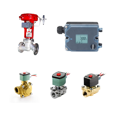 Kontrol katup dengan Samson 3372 aktuator dengan Samson 3725 Positioner ASCO Solenoid Valve