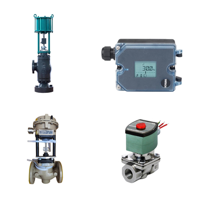 Kontrol katup dengan Samson 3372 aktuator dengan Samson 3725 Positioner ASCO Solenoid Valve