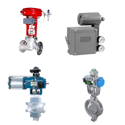 Cina terkenal Wuzhong Pneumatic Control Valve Dengan Fisher 3582I Positioner Sebagai Valve Positioner
