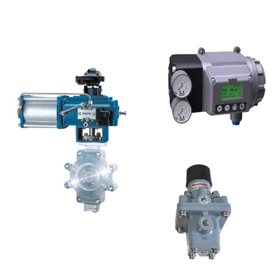 Katup Kontrol Pipa Bergelombang Dengan Posisi Valve Digital Masoneilan SVI3 Dan Regulator Filter Masoneilan 78-40