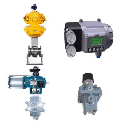 Katup Kontrol Pipa Bergelombang Dengan Posisi Valve Digital Masoneilan SVI3 Dan Regulator Filter Masoneilan 78-40