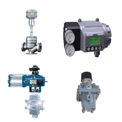 Katup Kontrol Pipa Bergelombang Dengan Posisi Valve Digital Masoneilan SVI3 Dan Regulator Filter Masoneilan 78-40