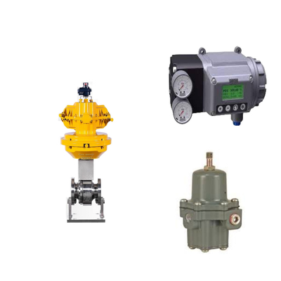 Katup Kontrol Cina Dengan Masoneilan SVI3 Digital Valve Positioner Dan Fisher 67CFR Filter Regulator