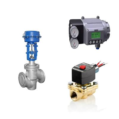 Klep Kontrol Suhu Rendah Dengan Masoneilan SVI3 Digital Valve Positioner Dan EMERSON ASCO210 2-Way Solenoid Valves