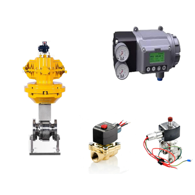 Klep Kontrol Suhu Rendah Dengan Masoneilan SVI3 Digital Valve Positioner Dan EMERSON ASCO210 2-Way Solenoid Valves