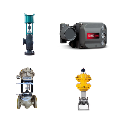 Klep kontrol Cina terkenal dengan Fisher dvc6200 posisi cerdas dan Fisher 67CFR Filter Regulator