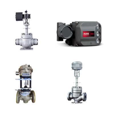 Klep kontrol Cina terkenal dengan Fisher dvc6200 posisi cerdas dan Fisher 67CFR Filter Regulator