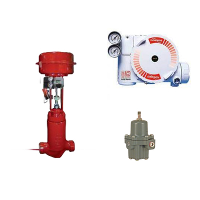 ChuanYi Brand Quick-Change Single-Seat Control Valve Dengan Flowserve Logix 3200MD Digital HART Positioner