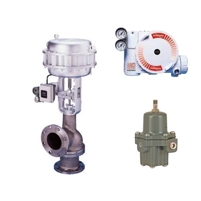 ChuanYi Brand Quick-Change Single-Seat Control Valve Dengan Flowserve Logix 3200MD Digital HART Positioner