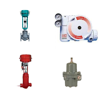 Cina dan Masoneilan Control Valve Dengan Flowserve 3200MD Digital HART Positioner Dan Fisher 67CFR Filter Regulator