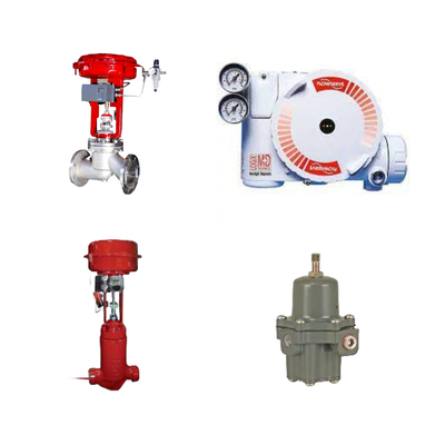 Cina dan Masoneilan Control Valve Dengan Flowserve 3200MD Digital HART Positioner Dan Fisher 67CFR Filter Regulator