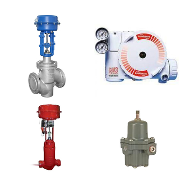 Cina dan Masoneilan Control Valve Dengan Flowserve 3200MD Digital HART Positioner Dan Fisher 67CFR Filter Regulator