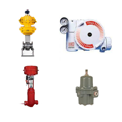 Cina dan Masoneilan Control Valve Dengan Flowserve 3200MD Digital HART Positioner Dan Fisher 67CFR Filter Regulator