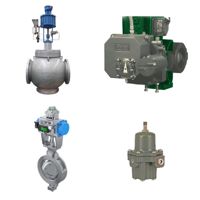 Katup Kontrol Berkinerja Tinggi Dengan Fisher 3720 Electro-Pneumatic Positioner Dan Fisher 67CFR Filter Regulator
