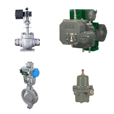 Katup Kontrol Berkinerja Tinggi Dengan Fisher 3720 Electro-Pneumatic Positioner Dan Fisher 67CFR Filter Regulator