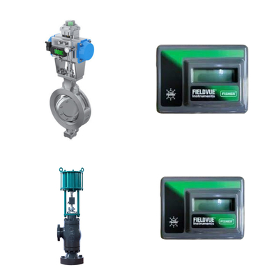 Sistem umpan balik tanpa linkage-Friendly Control Valve dengan Fisher FIELDVUE DVC2000 Digital Valve Positioner