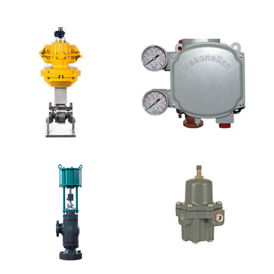 Katup Kontrol Pneumatik Dengan Masoneilan SVi1000 Digital Valve Positioner Dan Fisher 67CFR Filter Regulator