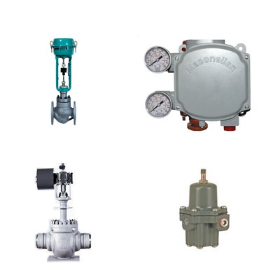 Katup Kontrol Pneumatik Dengan Masoneilan SVi1000 Digital Valve Positioner Dan Fisher 67CFR Filter Regulator