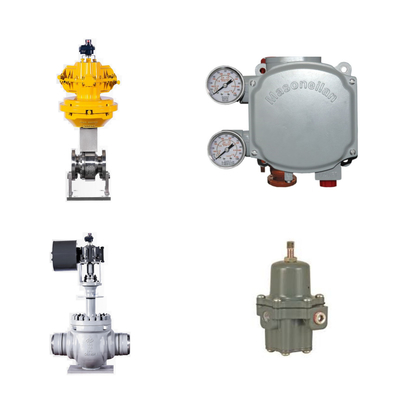 Katup Kontrol Pneumatik Dengan Masoneilan SVi1000 Digital Valve Positioner Dan Fisher 67CFR Filter Regulator