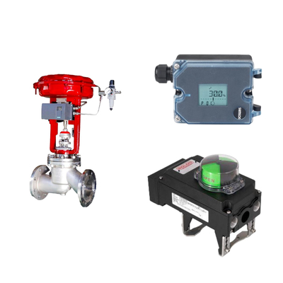 Katup Kontrol Dengan Samson 3725 Electro-Pneumatic Positioner Dengan Fungsi Kalibrasi Sendiri Dan Auto-Tuning yang Mudah