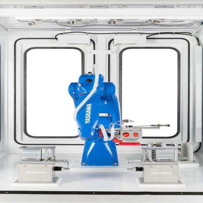 6 Axis Pick And Place Robotic Arm Yaskawa GP8 Dengan CNGBS Robot Gripper Untuk Robot Penanganan Bahan