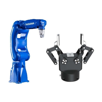 6 Axis Pick And Place Robotic Arm Yaskawa GP8 Dengan CNGBS Robot Gripper Untuk Robot Penanganan Bahan