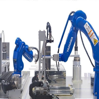 6 Axis Pick And Place Robotic Arm Yaskawa GP8 Dengan CNGBS Robot Gripper Untuk Robot Penanganan Bahan