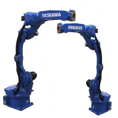 6 Axis Robotic Arm Yaskawa GP12 Dengan Pagar Keamanan CNGBS Untuk Penanganan Otomatis Sebagai Robot Universal