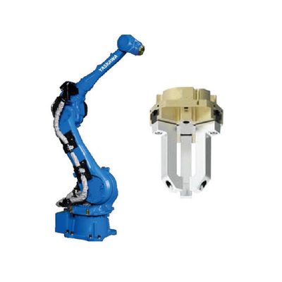 Penanganan Robotic Arm 6 Axis Yaskawa GP50 Dengan CNGBS Customized Robot Gripper Untuk Robot Universal
