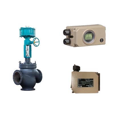 Pneumatic Control Valve Dengan Komunikasi Hard Samson Electropneumatic 3730-3 Dan samson 4763 positioner