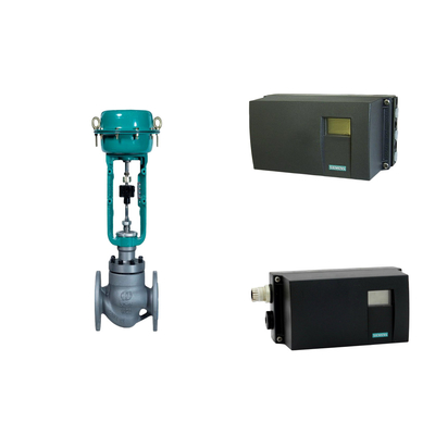 Katup Pneumatik China dengan Siemens SIPART PS2 Valve Positioner Dalam Polykarbonate Enclosure Dengan Aluminium