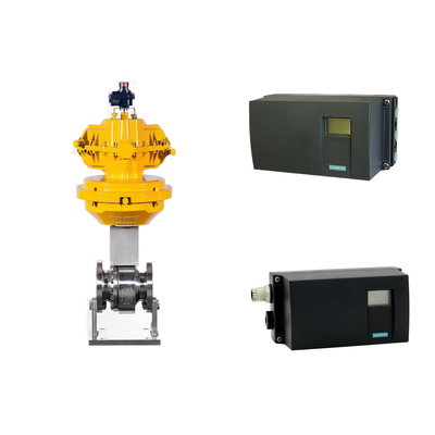Katup Pneumatik China dengan Siemens SIPART PS2 Valve Positioner Dalam Polykarbonate Enclosure Dengan Aluminium