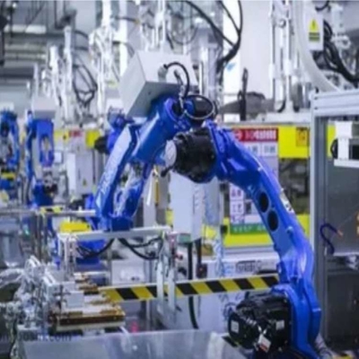 6 Axis Universal Robotic Arm Yaskawa GP110 Dengan CNGBS Robot Gripper Untuk Pallet Handling Robot