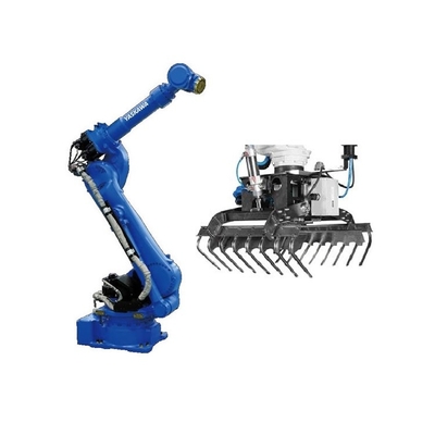 Yaskawa Robot Arm 6 Axis GP180 Dengan CNGBS Customized Robot Gripper Untuk Pallet Handling Robot