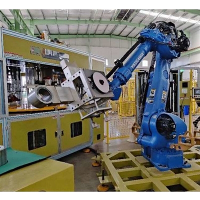 Yaskawa Robot Arm 6 Axis GP180 Dengan CNGBS Customized Robot Gripper Untuk Pallet Handling Robot
