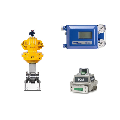 Katup Pneumatik Dengan Spirax Sarco Smart Valve Positioner SP500 Dan Emerson Limit Switch