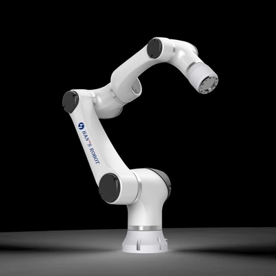 Han's Elfin 5 dengan muatan 5kg 6 Axis Cobot Robotic Arm dengan CNGBS Robot Gripper