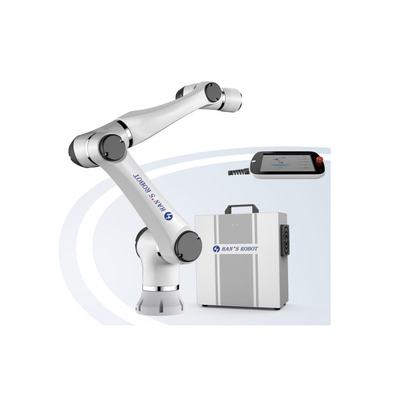 Han's Elfin 5 dengan muatan 5kg 6 Axis Cobot Robotic Arm dengan CNGBS Robot Gripper
