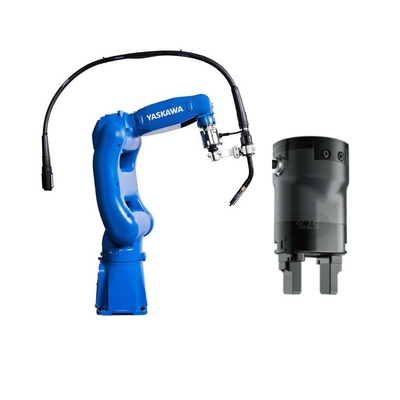 Pengelasan 6 sumbu Robotic Arm Yaskawa AR700 Gabungan Dengan CNGBS Robot Gripper Untuk Robot Penanganan
