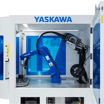 Pengelasan 6 sumbu Robotic Arm Yaskawa AR700 Gabungan Dengan CNGBS Robot Gripper Untuk Robot Penanganan