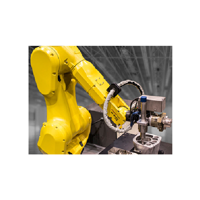 6 Axis Industrial Fanuc Robot Arm M-20iD/25 Dengan CNGBS Robot Positioner Untuk Las